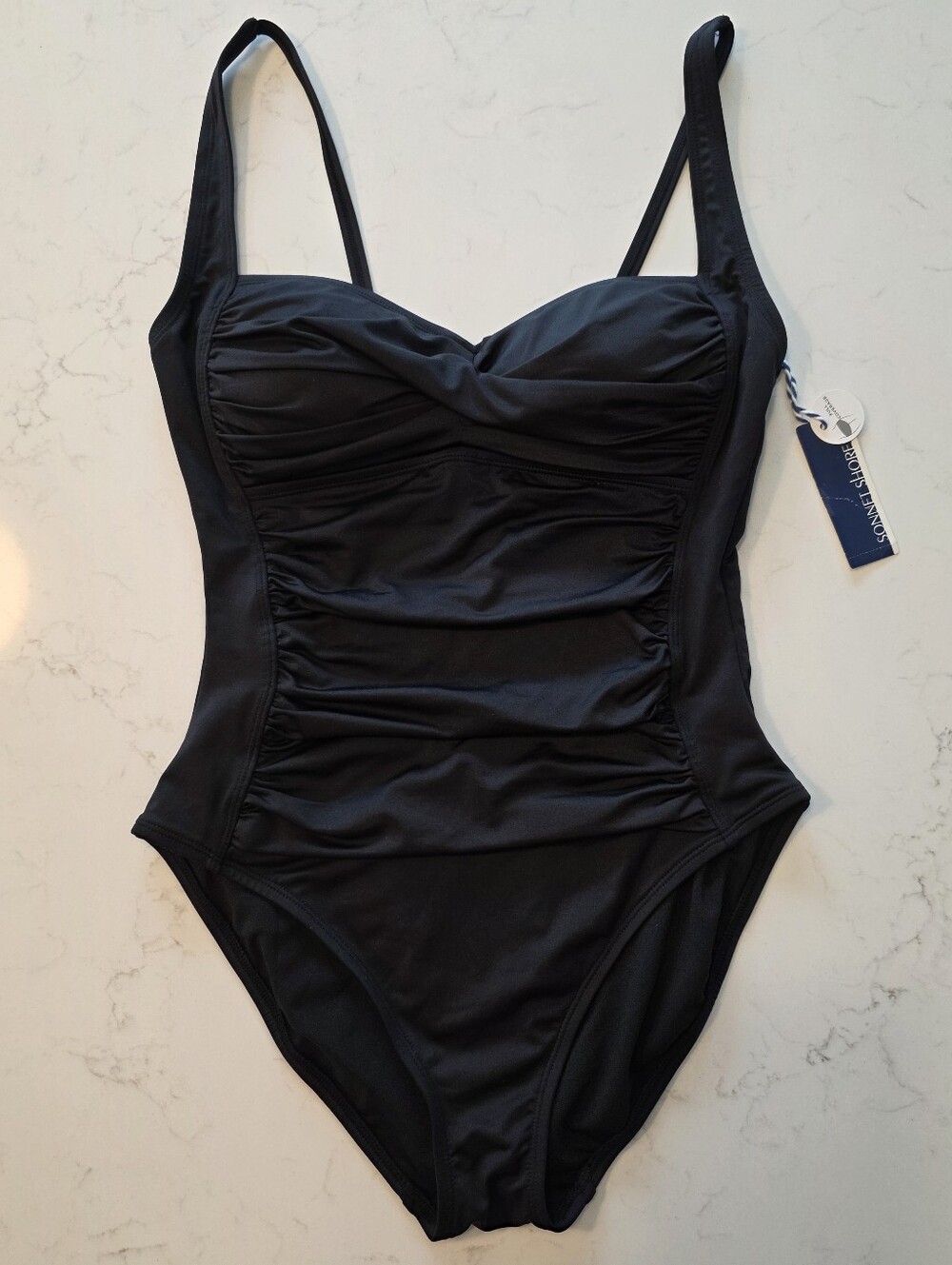 Classic Black One-Piece Swimsuit